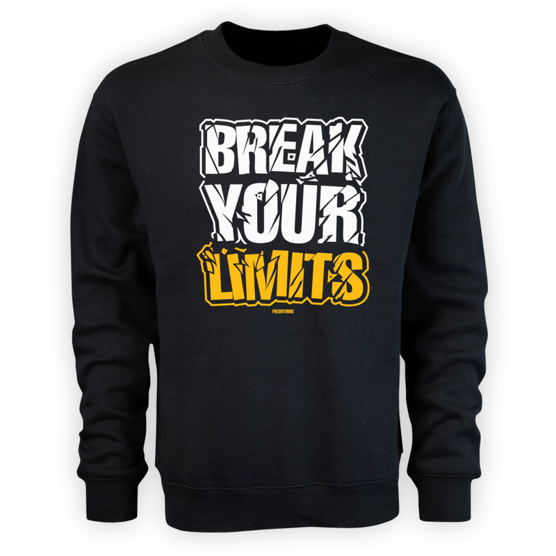 Break Your Limits - Męska Bluza Czarna