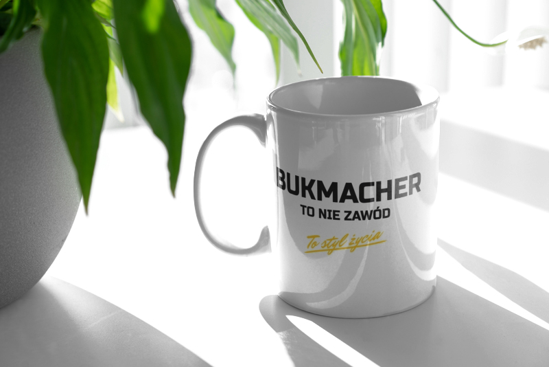 Bukmacher To Nie Zawód - To Styl Życia - Kubek Biały