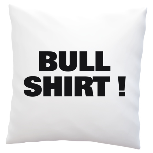 Bull Shirt - Poduszka Biała
