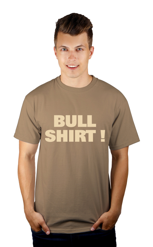 Bull Shirt - Męska Koszulka Jasno Szara