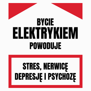 Bycie Elektrykiem - Poduszka Biała
