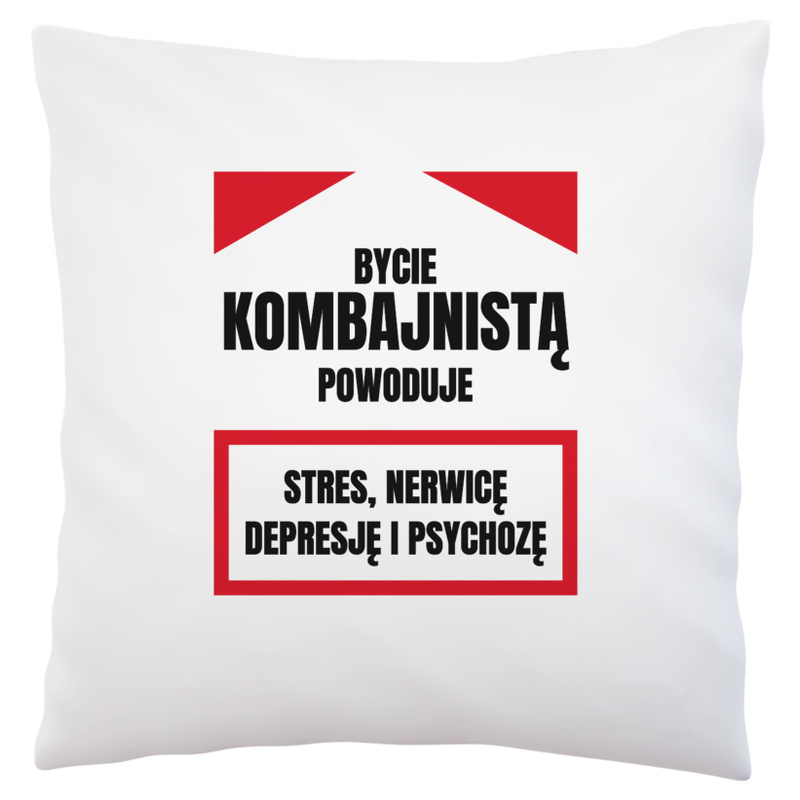 Bycie Kombajnistą - Poduszka Biała