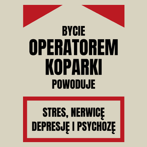 Bycie Operatorem Koparki - Torba Na Zakupy Natural