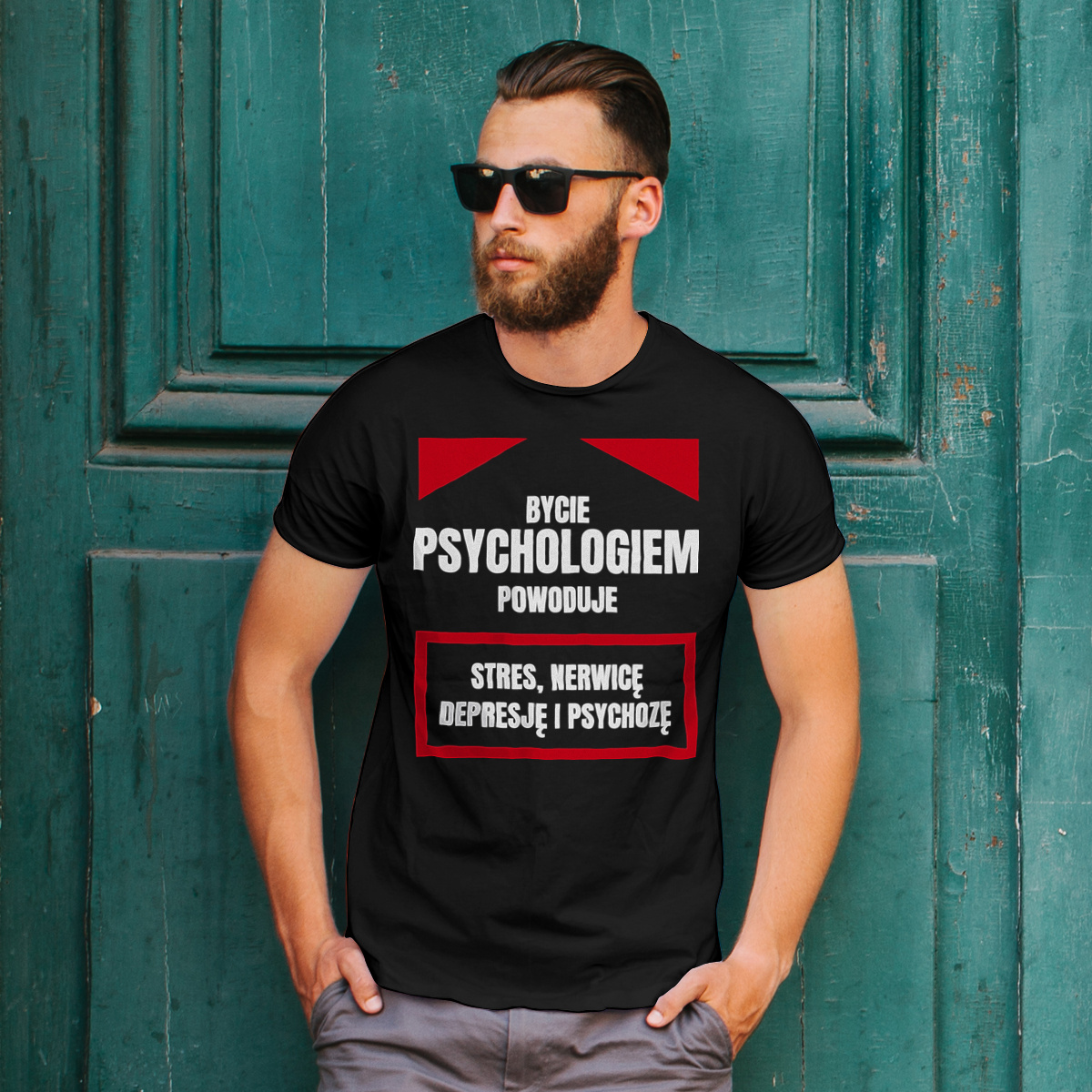 Bycie Psychologiem - Męska Koszulka Czarna
