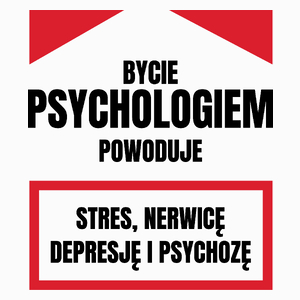 Bycie Psychologiem - Poduszka Biała