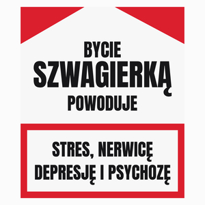 Bycie Szwagierką - Poduszka Biała