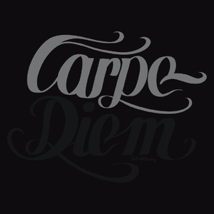 Carpe Diem - Męska Koszulka Czarna