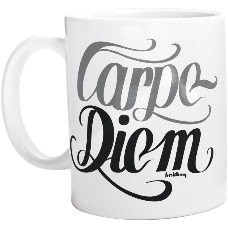 Carpe Diem - Kubek Biały