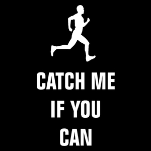 Catch Me If You Can - Runner - Torba Na Zakupy Czarna