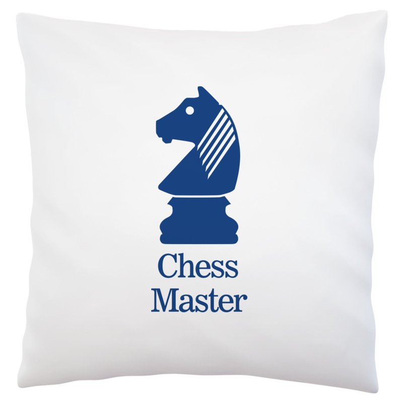 Chess Master - Poduszka Biała