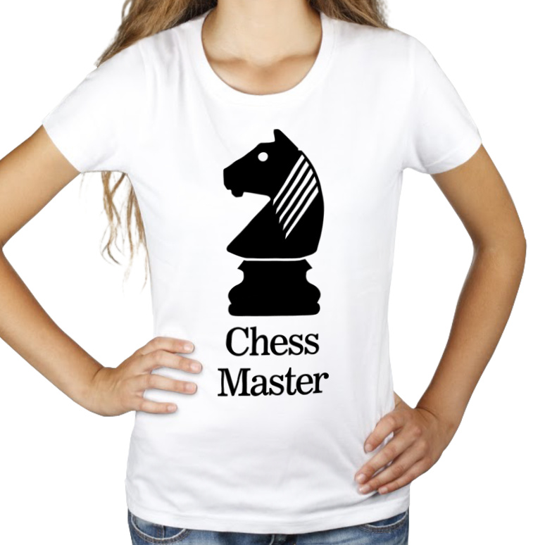 Chess Master - Damska Koszulka Biała