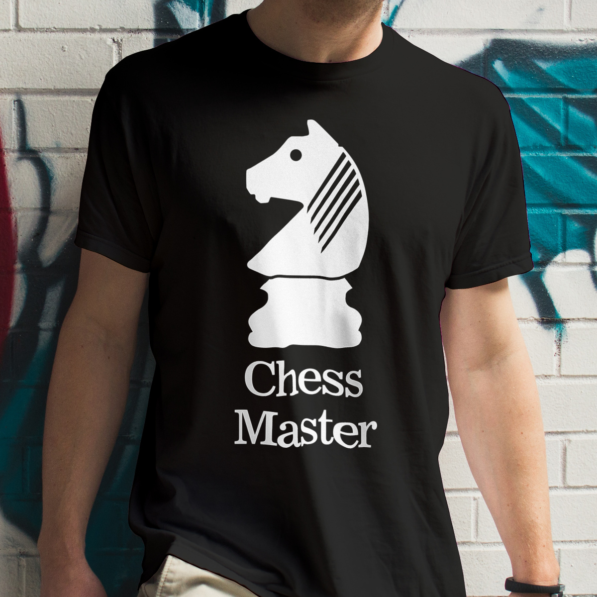 Chess Master - Męska Koszulka Czarna