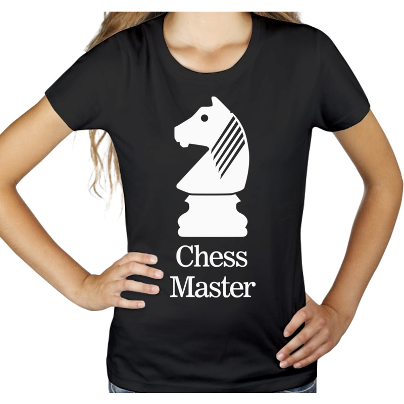 Chess Master - Damska Koszulka Czarna
