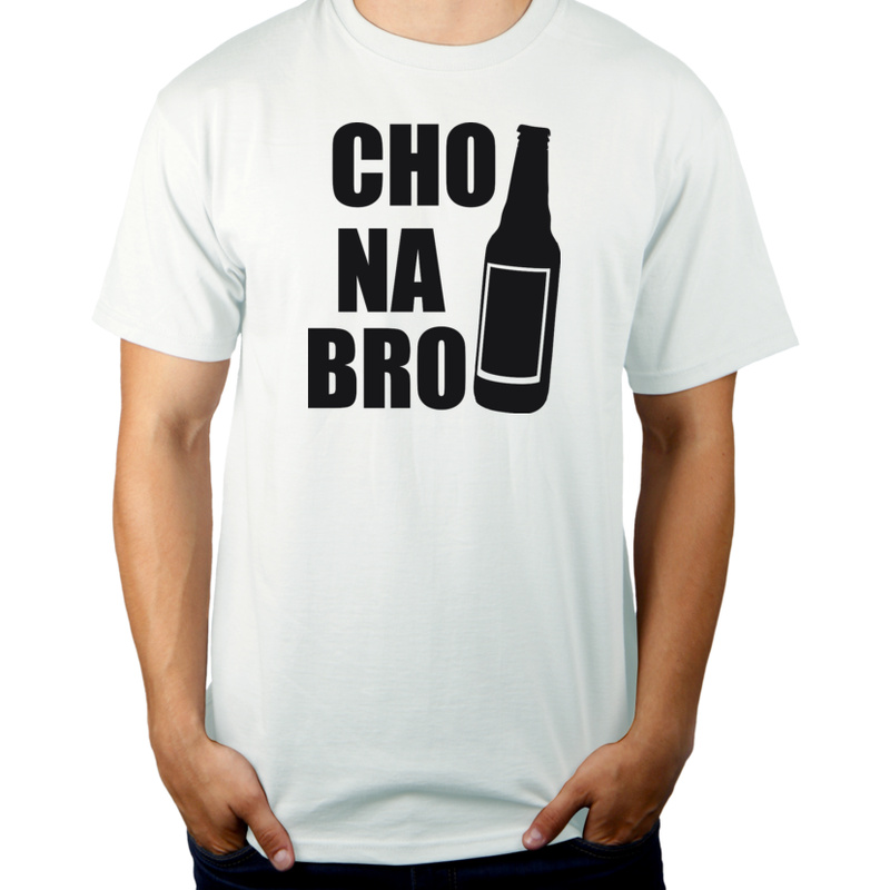 Cho Na Bro - Męska Koszulka Biała