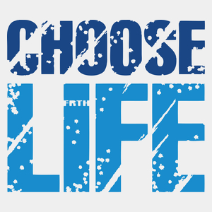 Choose Life - Męska Koszulka Biała