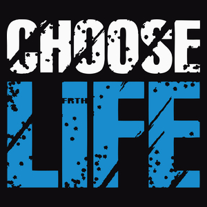 Choose Life - Męska Koszulka Czarna