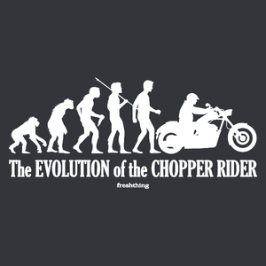 Chopper ewolucja - Męska Koszulka Szara