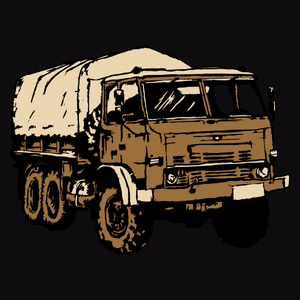 Ciężarówka wojskowa star 266 - Męska Bluza Czarna