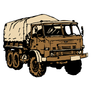 Ciężarówka wojskowa star 266 - Kubek Biały