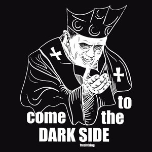 Come To The Dark Side - Męska Bluza z kapturem Czarna