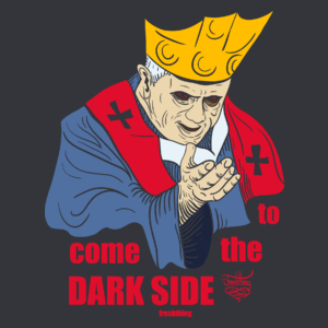Come To The Dark Side - Męska Koszulka Szara
