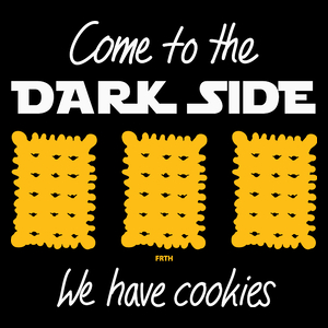 Come To The Dark Side We Have Cookies - Torba Na Zakupy Czarna