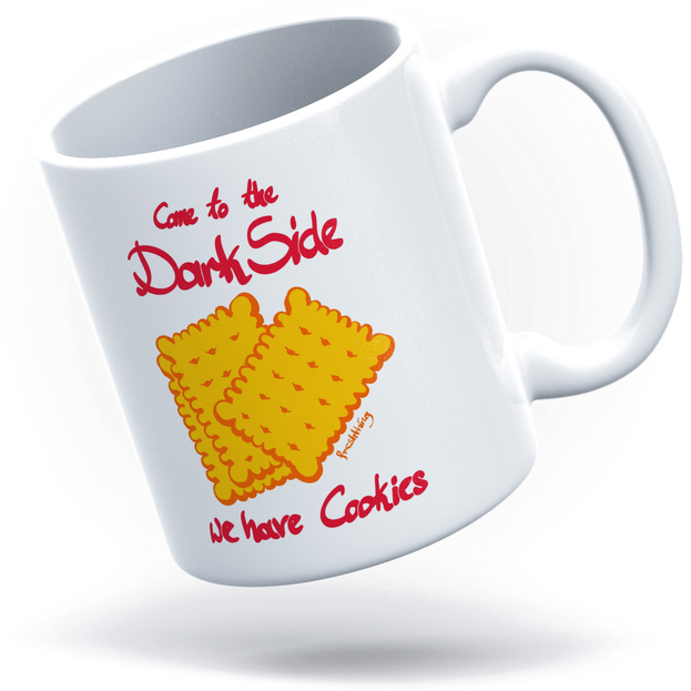 Come to the Dark Side we have Cookies - Kubek Biały