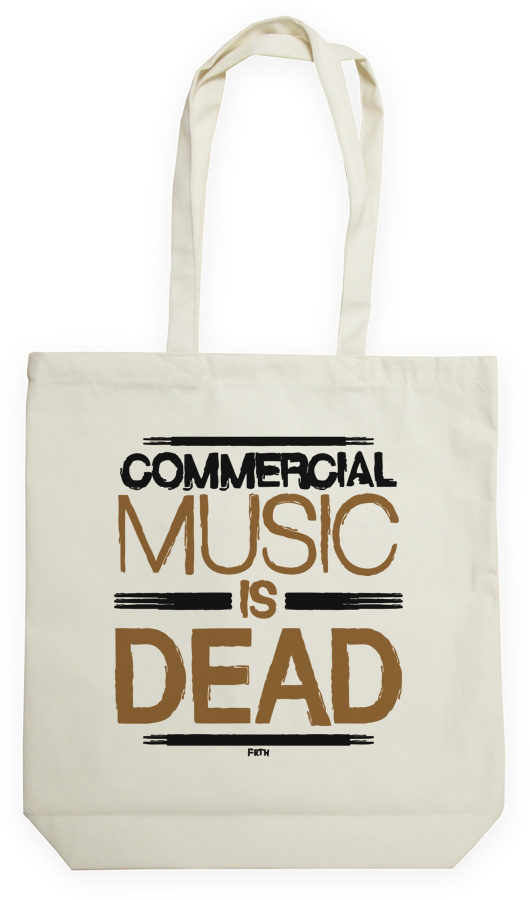 Commercial Music Is Dead - Torba Na Zakupy Natural