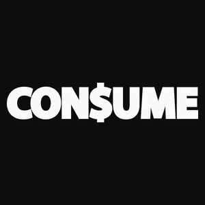 Consume - Męska Bluza z kapturem Czarna