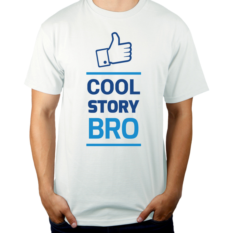 Cool Story Bro - Męska Koszulka Biała