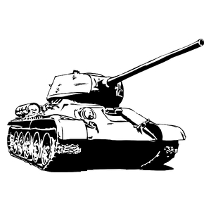 Czołg T34 - Kubek Biały