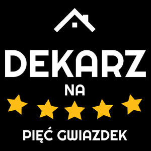 Dekarz Na 5 Gwiazdek - Torba Na Zakupy Czarna