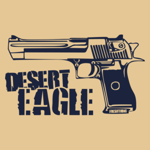 Desert Eagle - Męska Koszulka Piaskowa