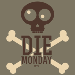 Die Monday - Męska Koszulka Khaki