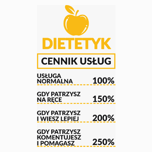 Dietetyk - Cennik Usług - Poduszka Biała