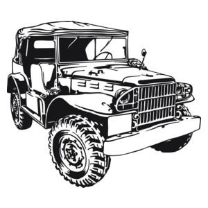 Dodge Prestone Jeep - Kubek Biały