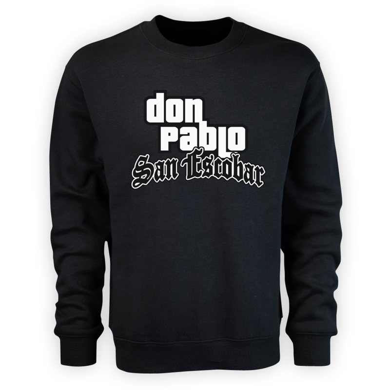 Don Pablo San Escobar - Męska Bluza Czarna