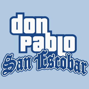 Don Pablo San Escobar - Damska Koszulka Błękitna