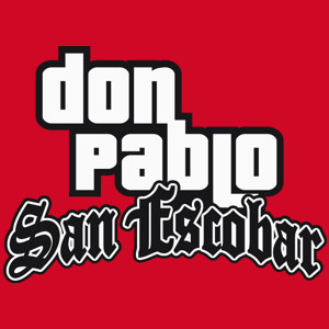 Don Pablo San Escobar - Damska Koszulka Czerwona