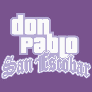 Don Pablo San Escobar - Damska Koszulka Fioletowa