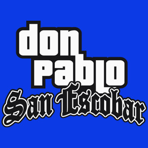 Don Pablo San Escobar - Damska Koszulka Niebieska