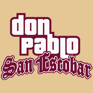 Don Pablo San Escobar - Męska Koszulka Piaskowa
