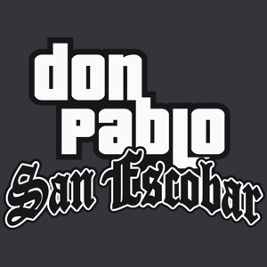 Don Pablo San Escobar - Męska Koszulka Szara
