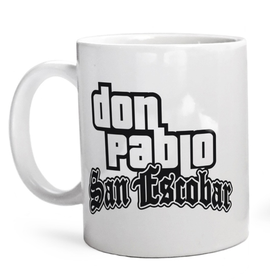 Don Pablo San Escobar - Kubek Biały
