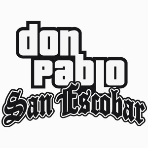 Don Pablo San Escobar - Poduszka Biała