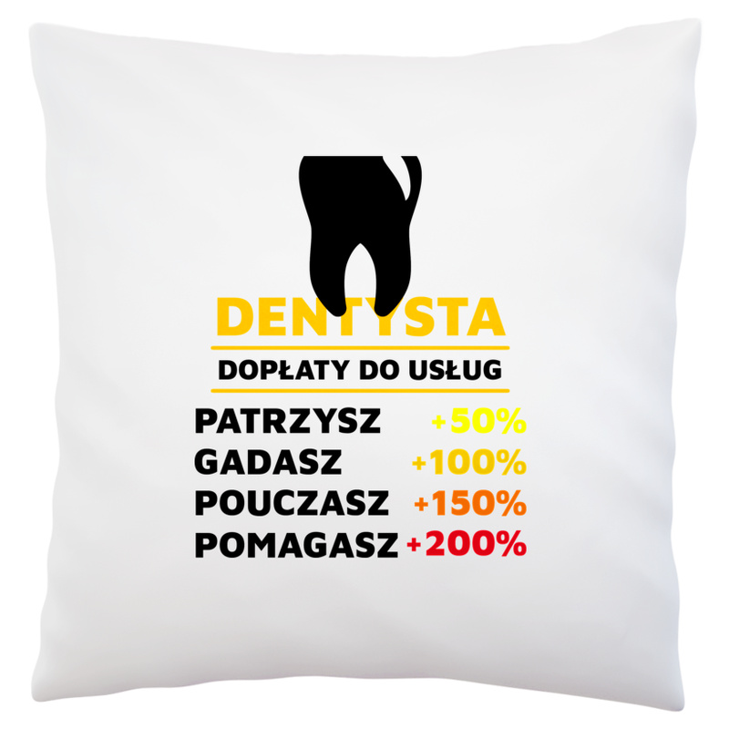 Dopłaty Do Usług Dentysta - Poduszka Biała
