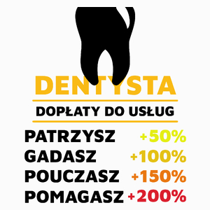 Dopłaty Do Usług Dentysta - Poduszka Biała