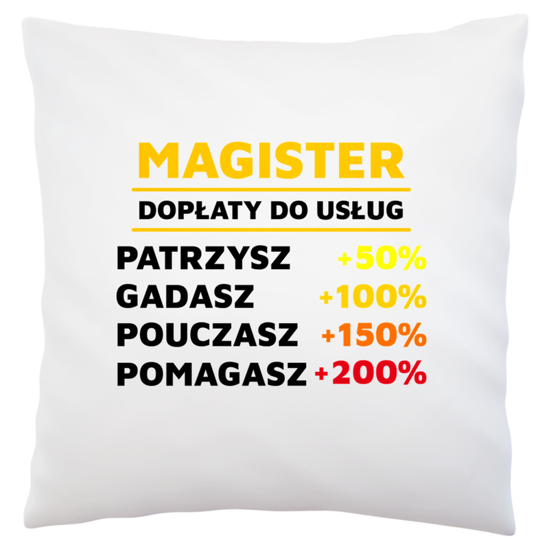 Dopłaty Do Usług Magister - Poduszka Biała
