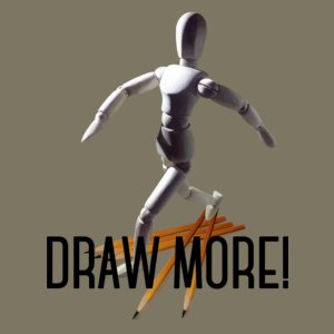 Draw more! - Męska Koszulka Khaki