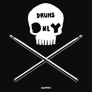 Drums Only - Męska Bluza z kapturem Czarna